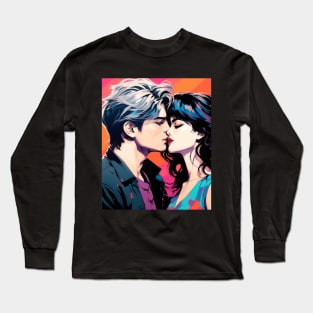 Intimate Japanese Kiss Long Sleeve T-Shirt